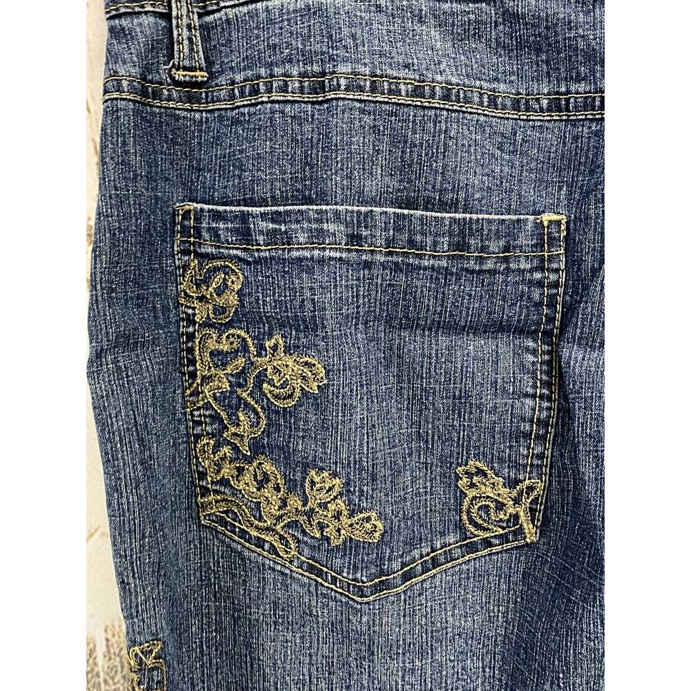 Cato Gold Embroidered Jeans - Picture 4 of 5